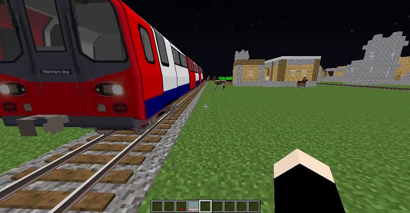 London Underground in Minecraft! Tunnel Sounds! + 1995 sounds
