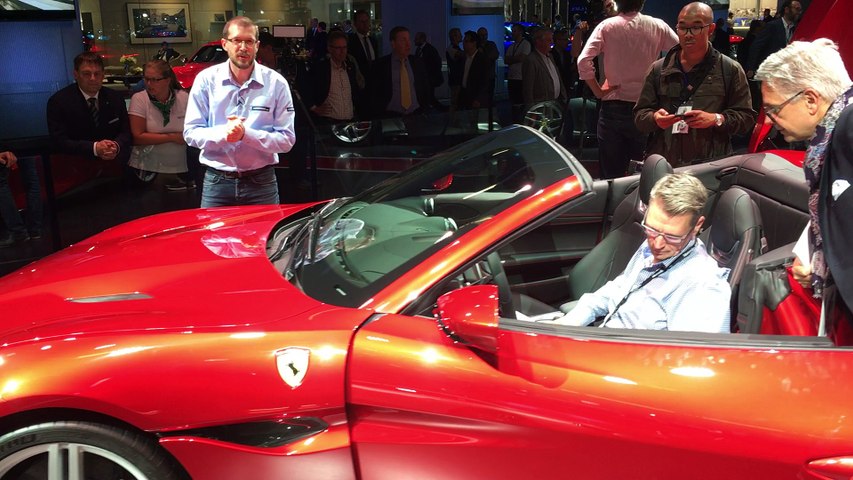 Ferrari Portofino en live - Salon de Francfort...