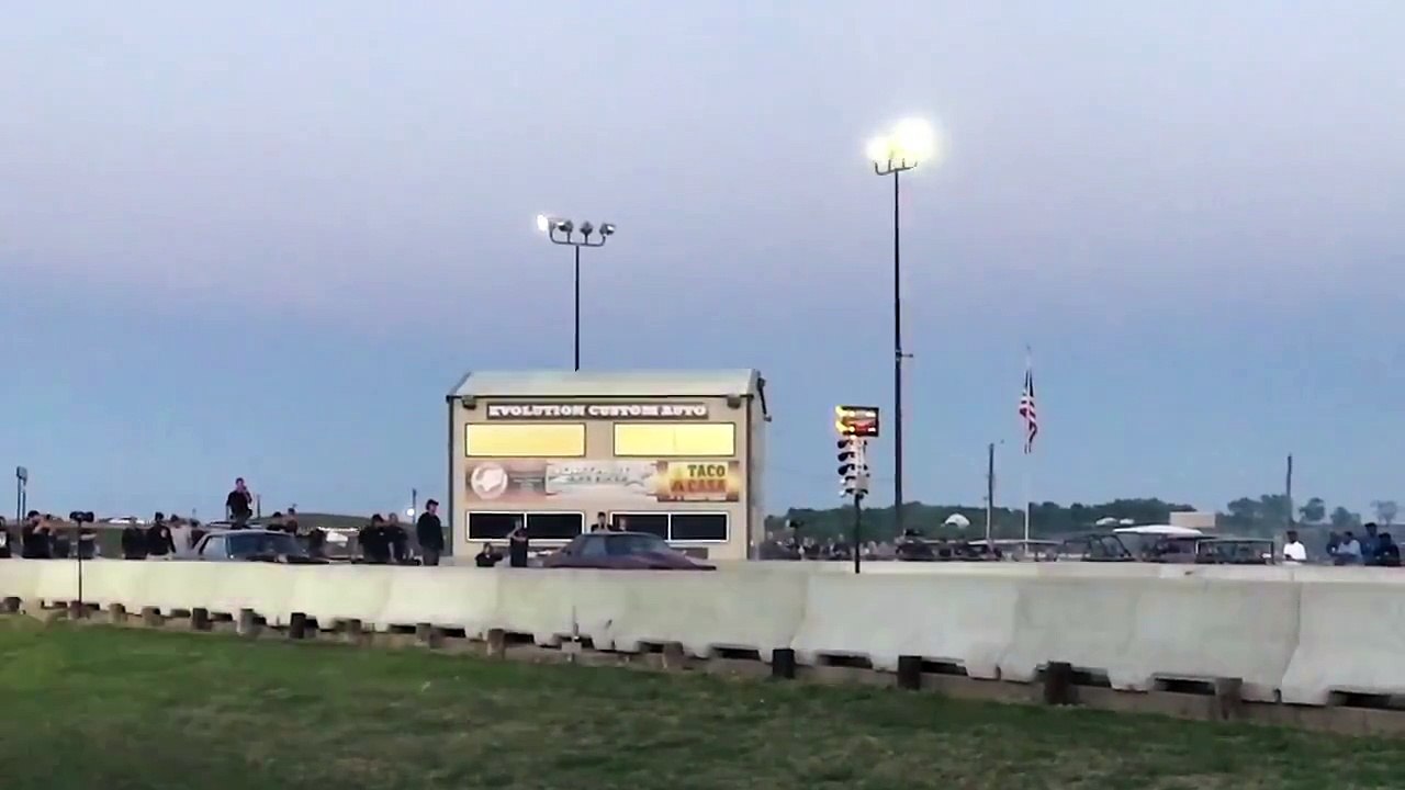 Slow Motion Drag Race Wheelie Mustang Drag Race Huge Wheelie Wheel Stand