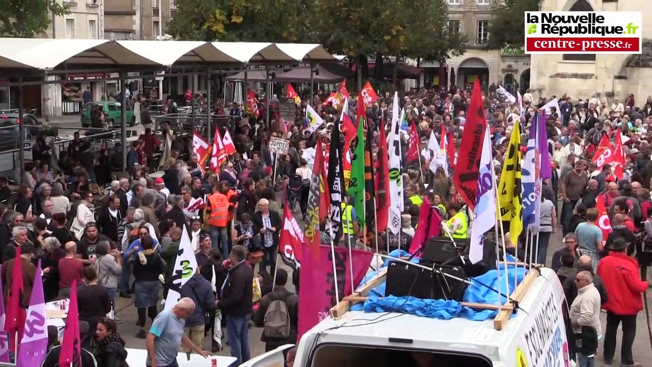 VIDEO. Poitiers. Manifestation contre les ordonnances Macron
