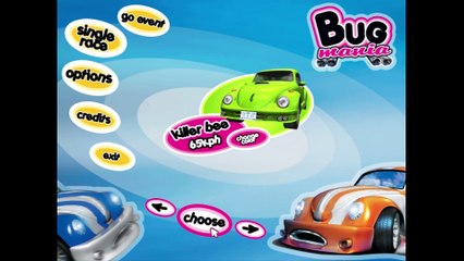 Bug Mania gameplay on White Rock with killer bee car