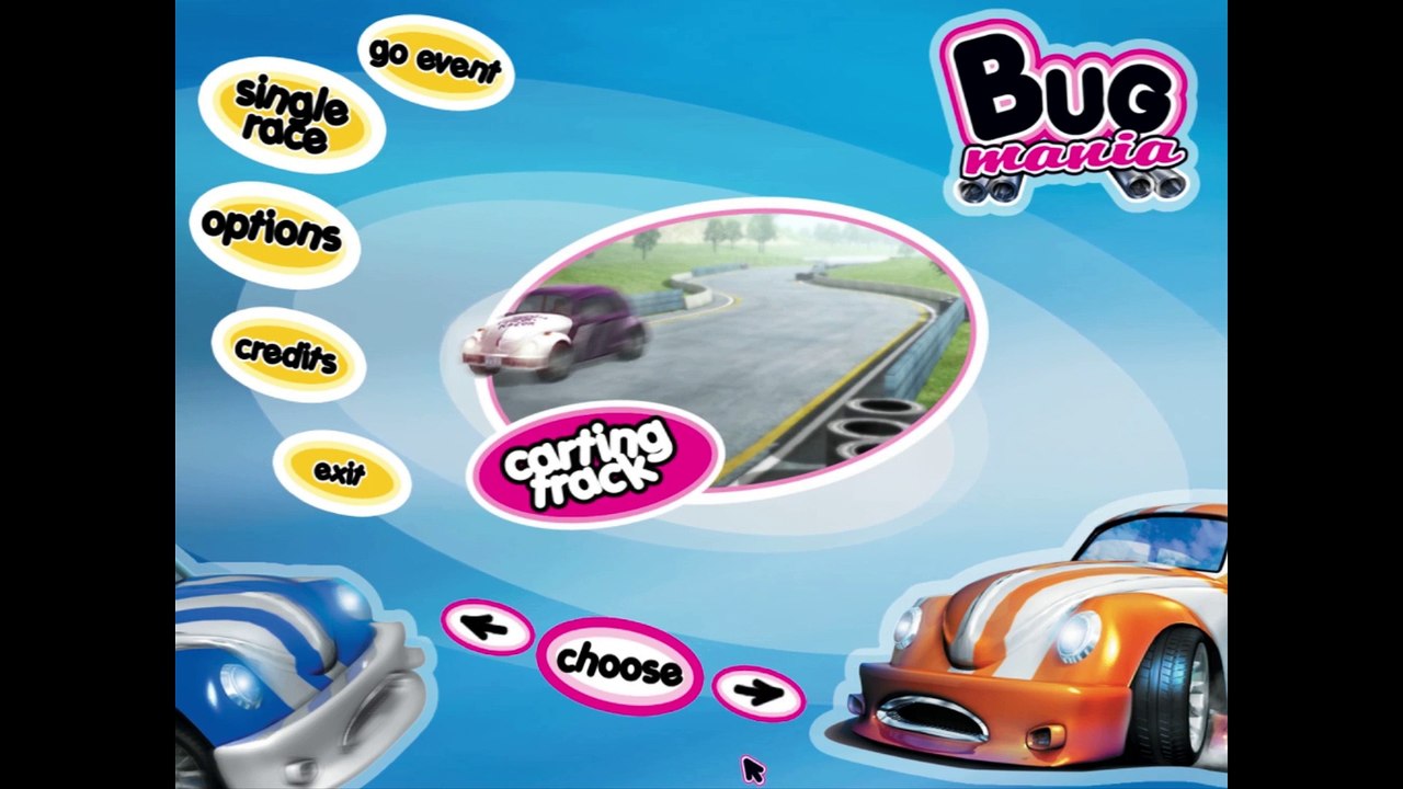 Bug Mania gameplay on Carting track with killer bee car