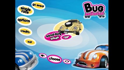 Bug Mania gameplay on Castle with cabrio-bug car