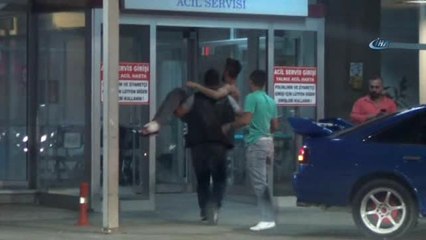 Otomobil Bagajında Hastaneye Götürüldü