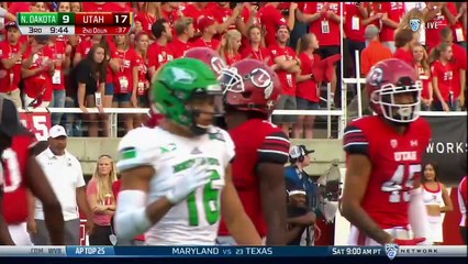 2017-09-01 North Dakota Flighing Hawks vs Utah Utes 3rd Quarter