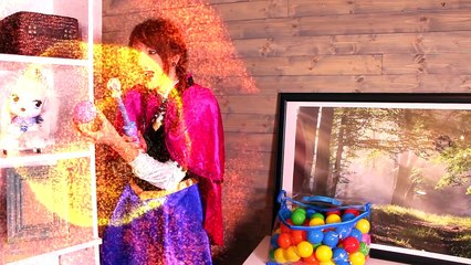 Frozen Elsa & Spiderman FUNNY RAINBOW PRANK! w/ Joker Maleficent Anna Superman Hulk Superh