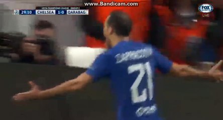 Davide Zappacosta Goal  HD  CHelsea 2 = 0 Qarabag 12.09.2017 HD