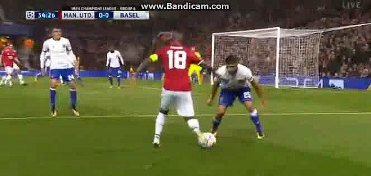 Marouane Fellaini Goal HD - Manchester United 1-0 Basel - 12.09.2017 HD