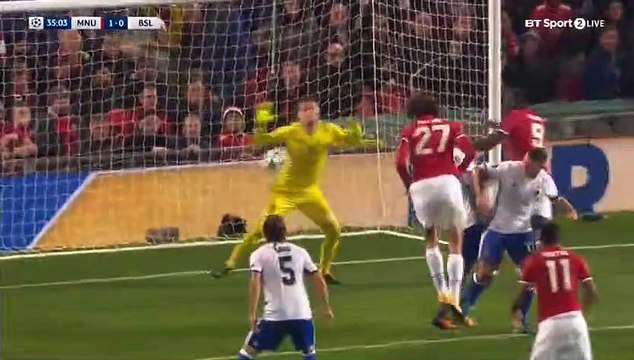 Marouane Fellaini Goal - Manchester United vs Basel 1-0 (12.09.2017)