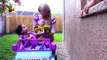 Princess Rapunzel Baby McDonalds Drive Thru w/ Happy Meal, Snow White, Catwoman, Bees