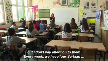 Refugees start new school term in Serbian limbo