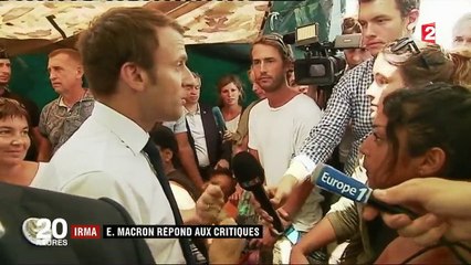 Saint-Martin : Emmanuel Macron répond aux critiques