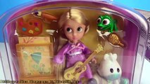 Dora Aventureira Baby boneca Rapunzel Mini Doll Play Set Disney Animators Collection Kids Toy