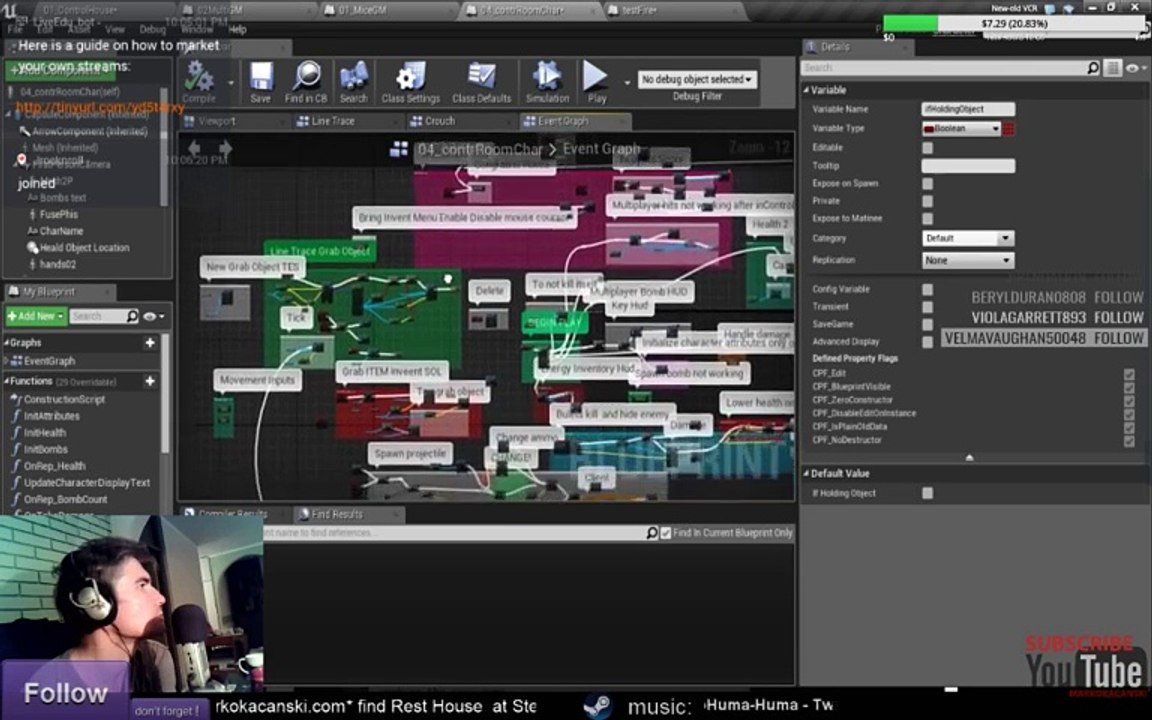 live game play and development (303)