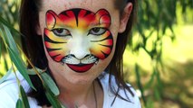 Maquillage masque de tigre - Tutoriel maquillage des enfants