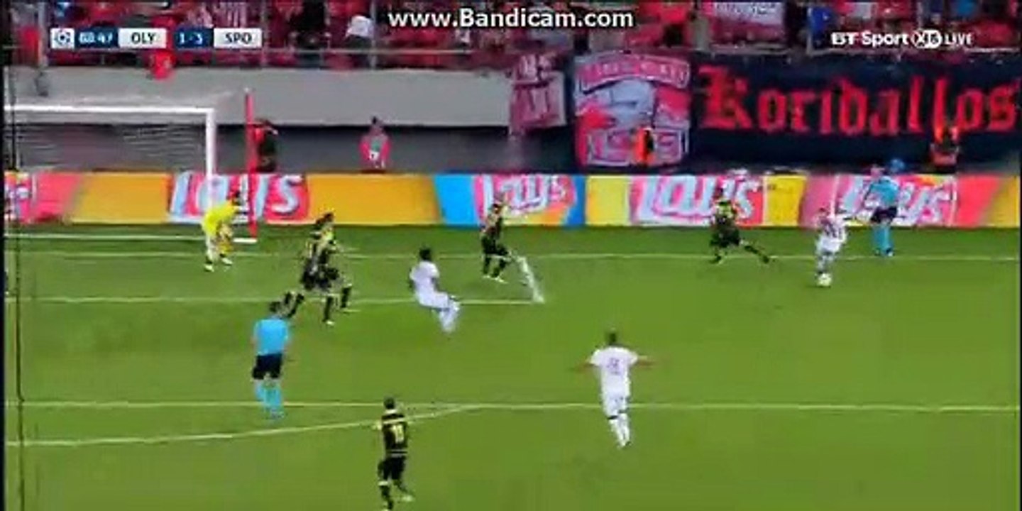 Felipe Pardo Goal HD - Olympiacos 1-3 Sporting CP 12.09.2017