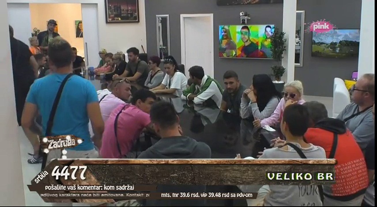 Zadruga - Nada Obrić pobesnela na učesnike - 12.09.2017.