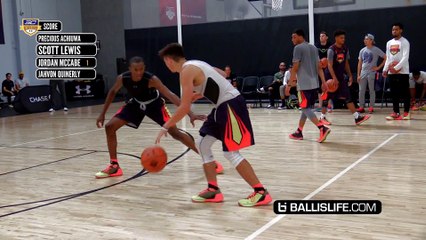 Jordan McCabe vs Jahvon Quinerly 1 on 1 King of The Court COOKOUT!! Ant Simons & Chris Herren Too!