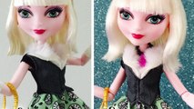 How to Restyle Bunny Blanc Doll Hair Tutorial | Ever After High - BOIL WASH