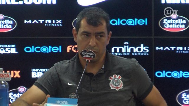 Carille encara críticas com naturalidade: 'Se não acontece, não é Corinthians'