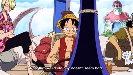 Team Luffy arrives at Upper Yard #585