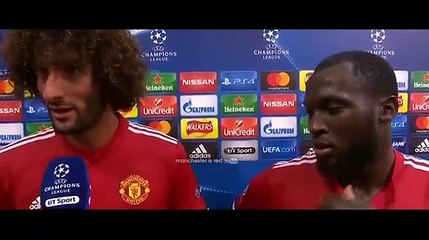 Manchester United vs Basel 3-0 Lukaku & Fellaini Post Match Interview