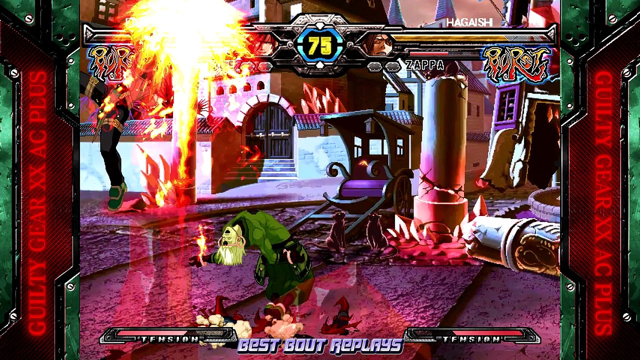 "Best Bout Replays" GGXXACPR -  HAGAISHI vs KINGBYDEFAULT #3 (1080p HD 60fps)