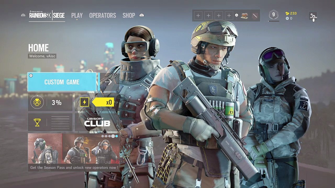 R6S No show