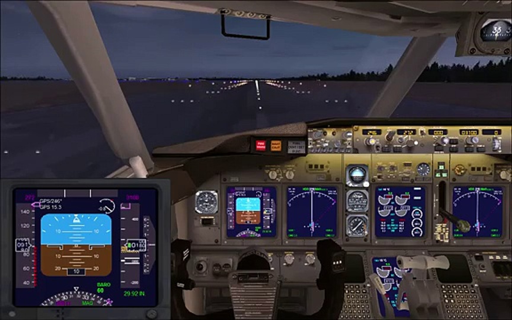 ⁣Посадка самолета в Волгограде | Вид из кабины пилотов | Boeing 737-800 NG