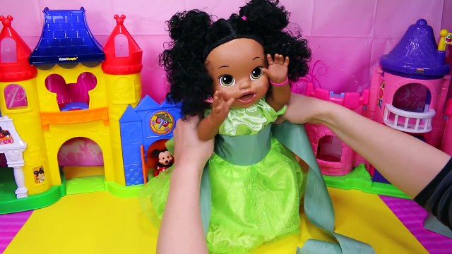 Tiana Princess and the Frog Custom Baby Alive Eats Play-Doh Poops Surprise Blind Bags