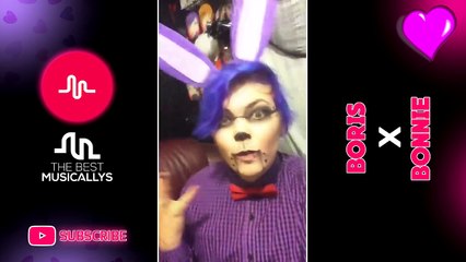 Boris VS Bonnie - Bendy And The Ink Machine VS FNAF - Battle Cosplay - Musical.ly