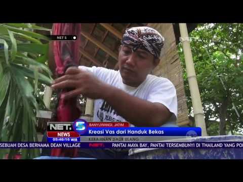 Tampil Unik dan Menarik, Kreasi Vas Bunga dari Handuk Bekas - NET5
