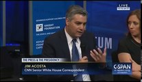 Why can’t we just have the truth. CNN’s Jim Acosta destroy Breitbart reporter to his f