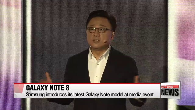 Samsung showcases its to-be-released Galaxy Note 8