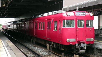 名鉄6000系(延命工事編成)+6500系 6034F+65??F (急行新鵜沼行き) 神宮前発車