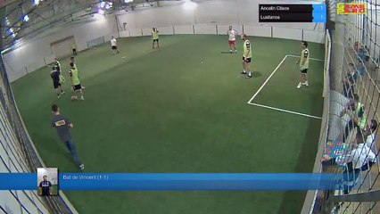 But de Vincent  (1-1) - Ancelin Citeos Vs Lusitanos - 12/09/17 21:00 - LIGUE 2 - Poitiers Game Parc