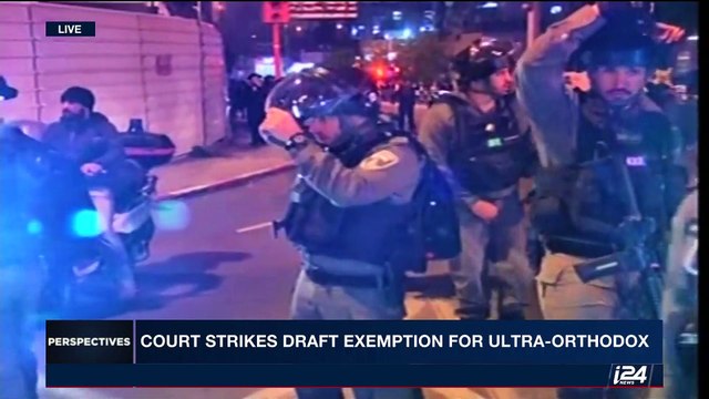PERSPECTIVES | Court strikes draft exemption for ultra-Orthodox | Tuesday, September 12th 2017