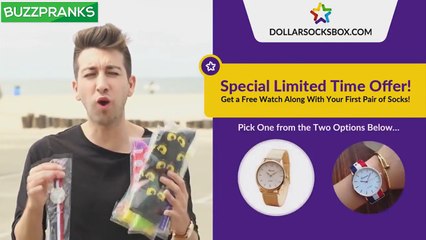 Kissing Prank SOCKS Edition - Prank Invasions 2017