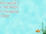 Hot Sync and Charge Straight USB cable for the Sony PSP3001 Playstation Portable Slim