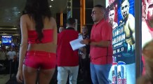 canelo vs ggg randy caballero who faced diego de la hoya arrived in vegas