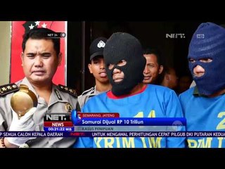 Kasus Penipuan Dengan Menjual Samurai Seharga 10 Triliun Terungkap NET24
