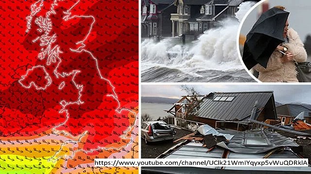 UK on STORM ALERT Aileen storm: Heavy downpours and 60mph gales to batter Britain