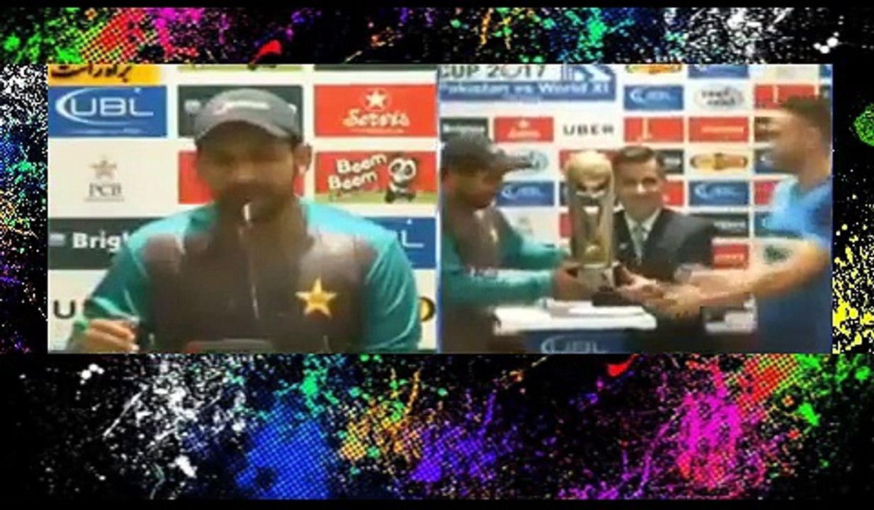 Sarfraz Ahmed statement on - Why no Indian player in World XI team - Cricket Pakistan