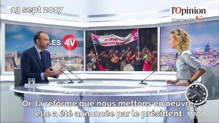 Réforme du Code du travail: Philippe ne lâchera rien malgré les manifs