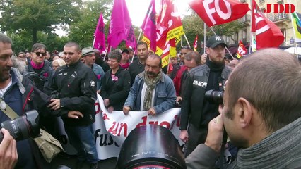 Au coeur de la manifestation contre la réforme du Code du travail