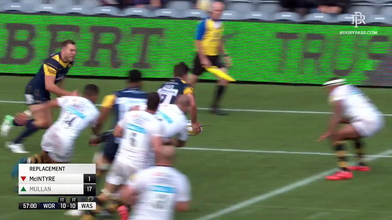 Worcester v Wasps - 2nd Half - RD 2 - Aviva Premiership 2017:18