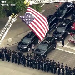 Funeral for Sgt. Steve Perez who died during Hurricane Harvey
