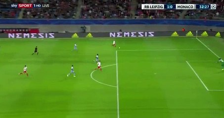 Emil Forsberg Goal HD - RB Leipzig 1 - 0	 Monaco 13.09.2017 HD