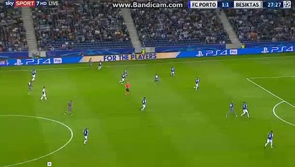 Cenk Tosun Amazing Goal HD - FC Porto 1-2 Besiktas 13.09.2017
