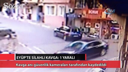 Eyüp’te silahlı kavga: 1 yaralı